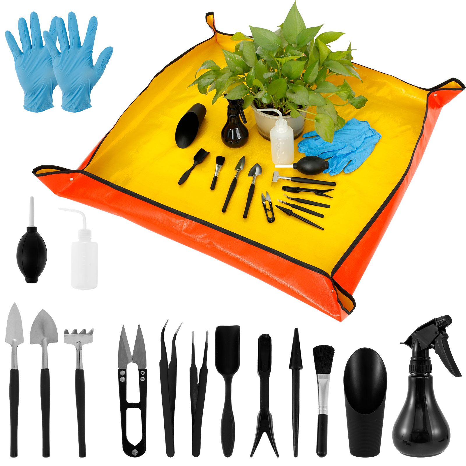 13/16Pcs Garden Succulent Plan - огляд і ціна Bonsai Repotting Mat