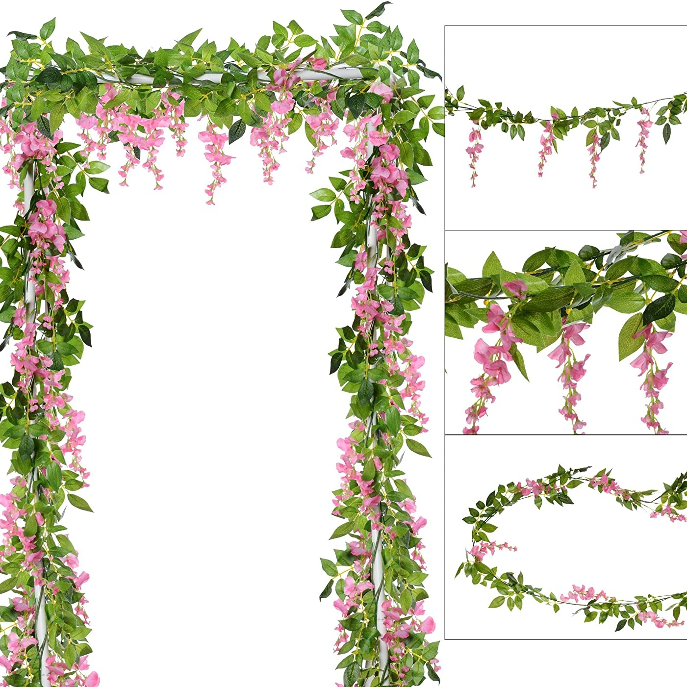 1.8M Artificial Flowers Silk A - огляд і ціна Bonsai Garden Decor